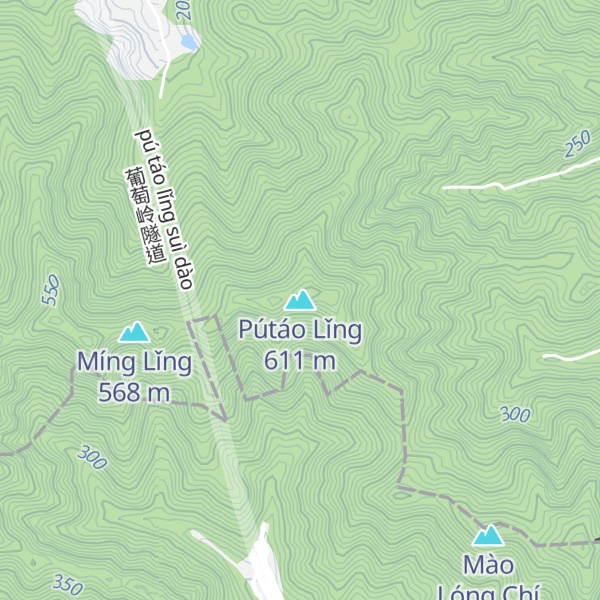 Map of Pútáo Lǐng