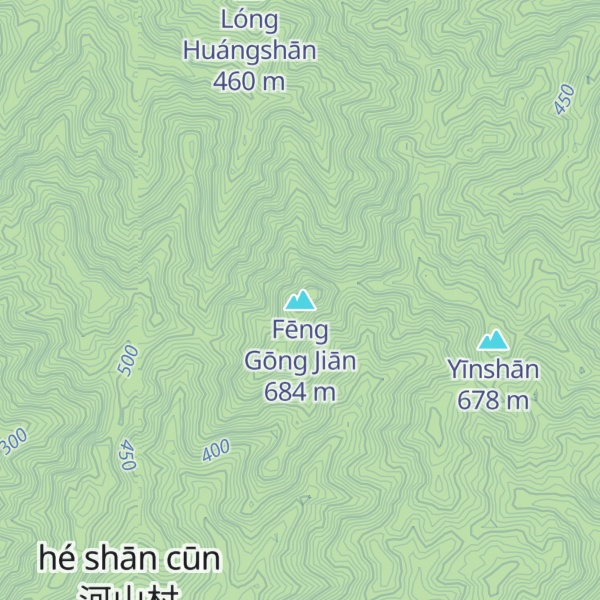 Map of Fēng Gōng Jiān