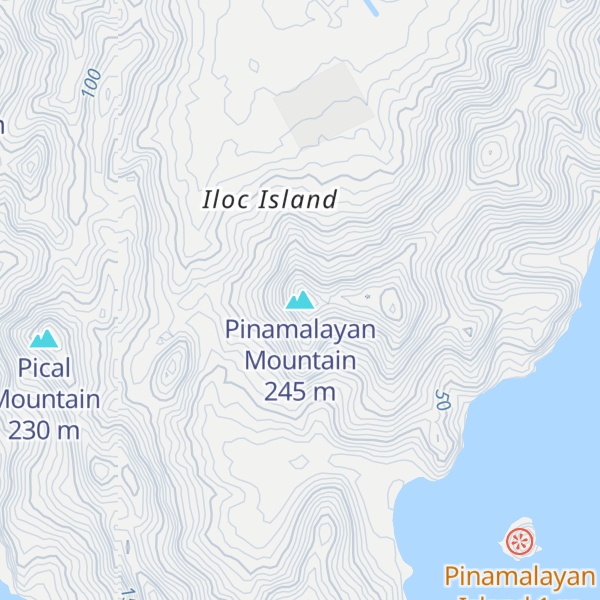 Map of Pinamalayan Mountain