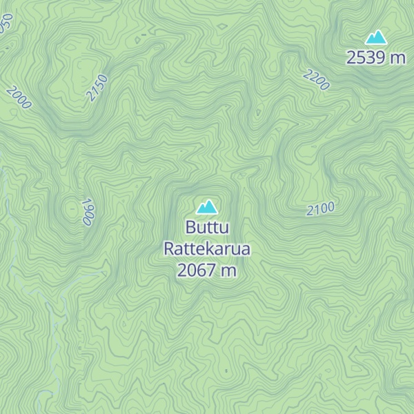 Map of Buttu Rattekarua