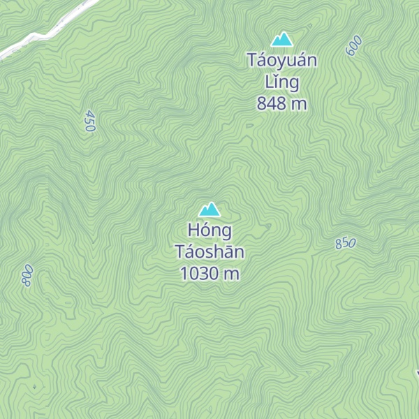 Map of Hóng Táoshān