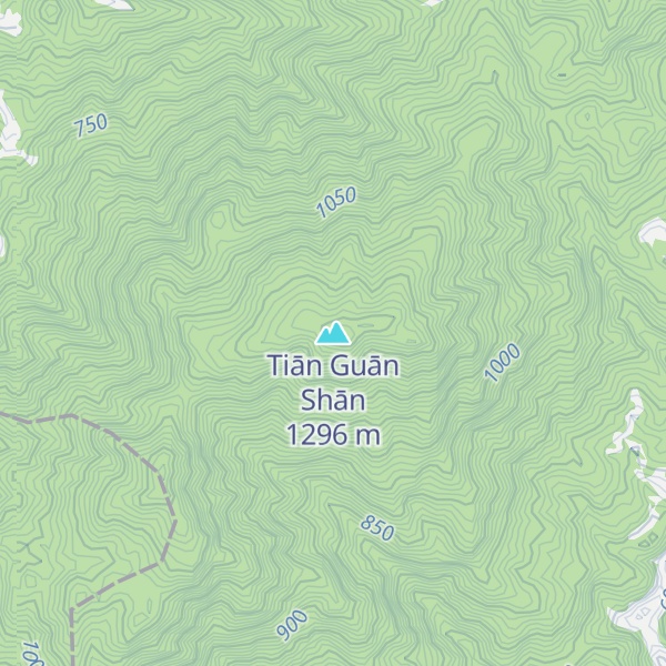 Map of Tiān Guān Shān