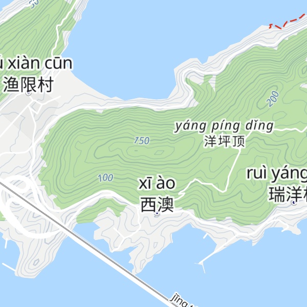 Map of Yáng Lǒng Dǐng