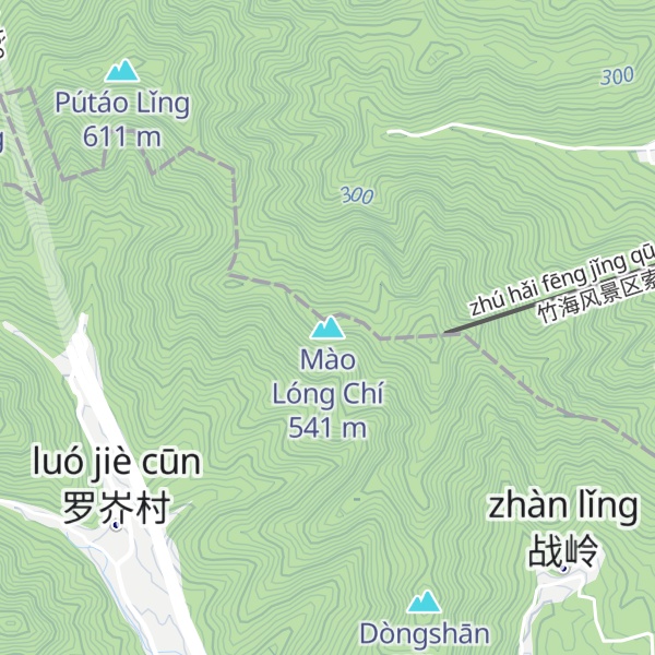 Map of Mào Lóng Chí