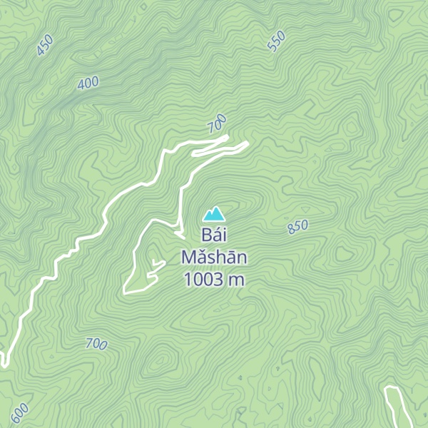 Map of Bái Mǎshān