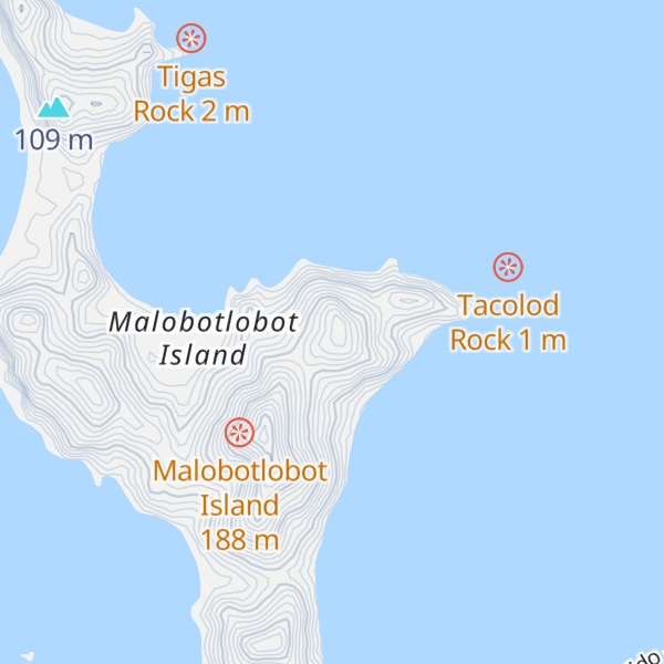 Map of Pantag Mountain