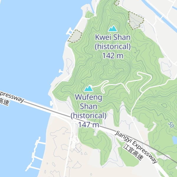 Map of Wufeng Shan (historical)