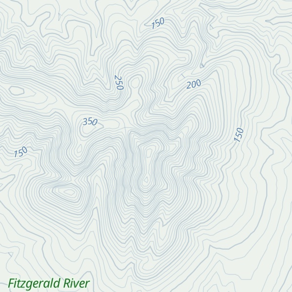 Map of Mid Mount Barren
