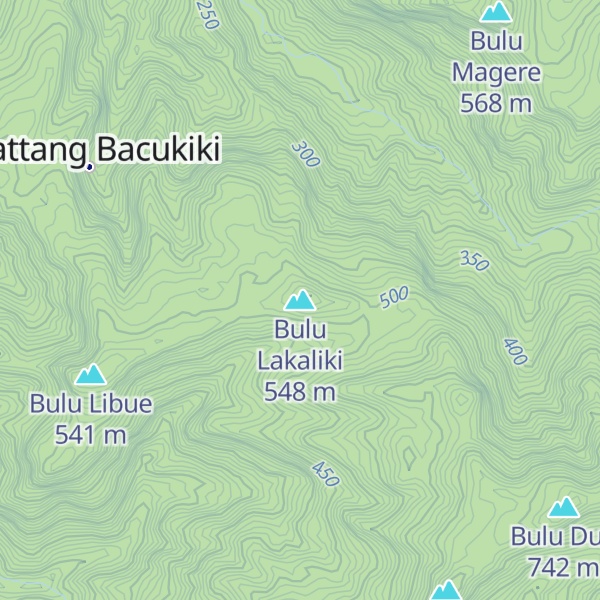 Map of Bulu Lakaliki