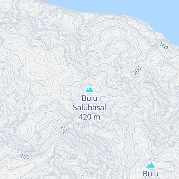 Map of Bulu Salubasal