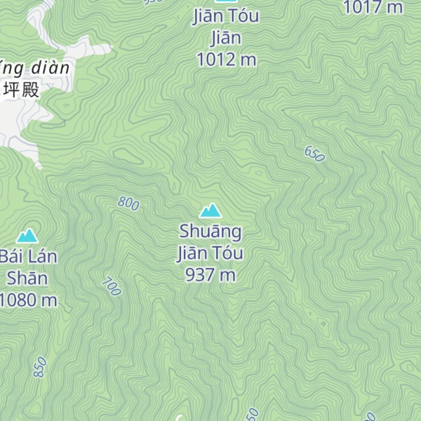 Map of Shuāng Jiān Tóu