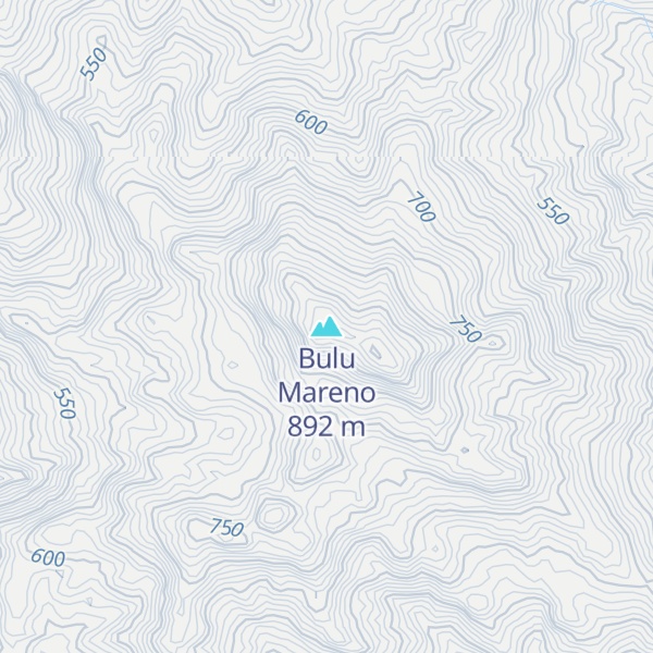 Map of Bulu Mareno