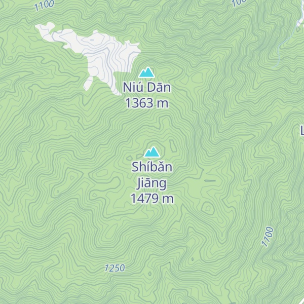 Map of Shíbǎn Jiāng