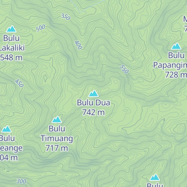 Map of Bulu Dua