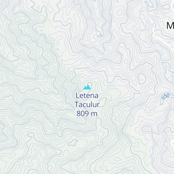 Map of Letena Taculur