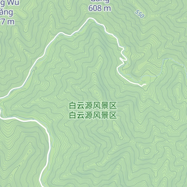Map of Pò Mén Shān