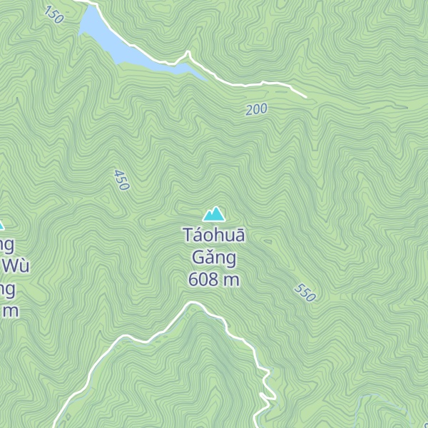 Map of Táohuā Gǎng