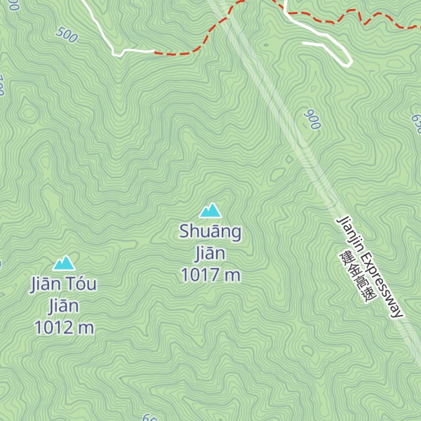 Map of Shuāng Jiān