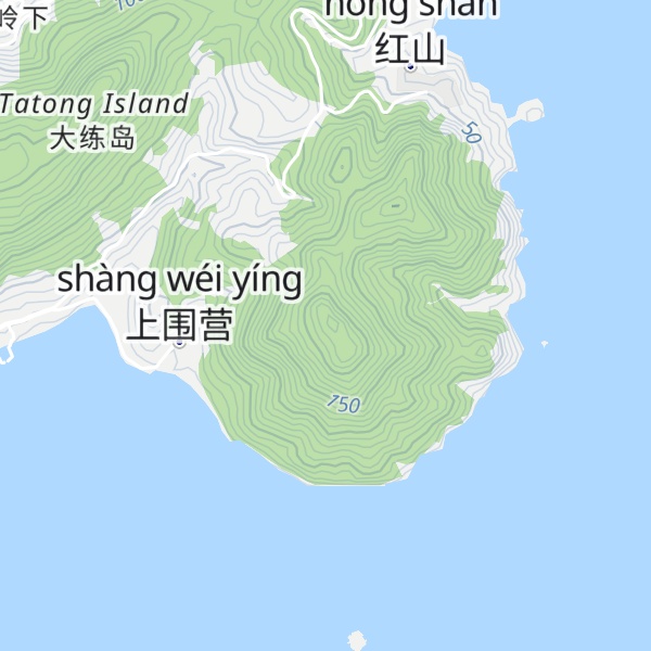 Map of Wéi Yíng Shān