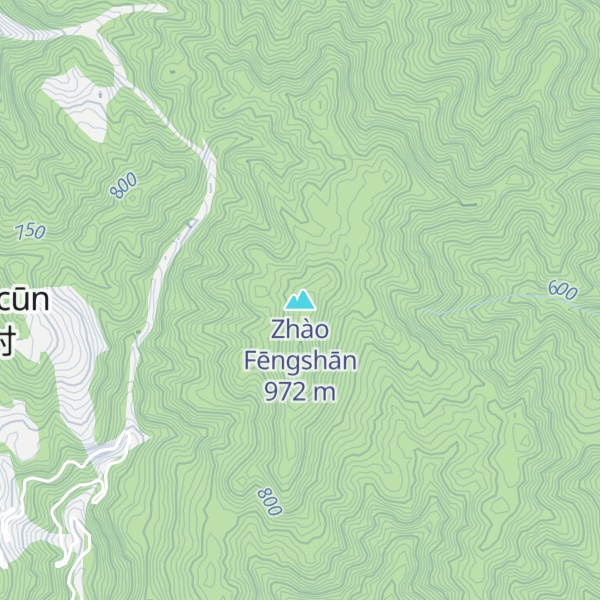 Map of Zhào Fēngshān