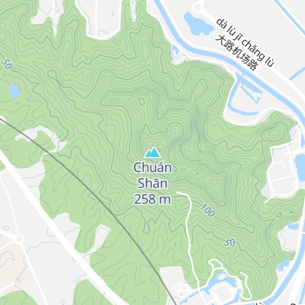 Map of Chuán Shān