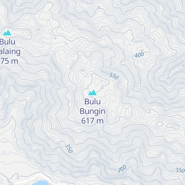 Map of Bulu Bungin