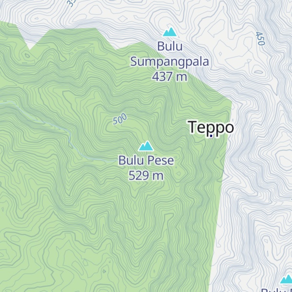 Map of Bulu Pese