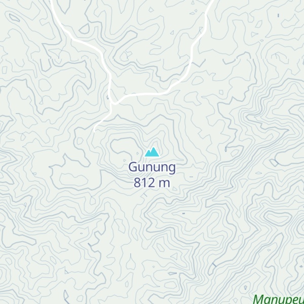 Map of Gunung