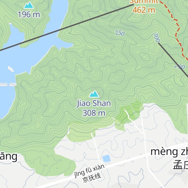 Map of Jiao Shan