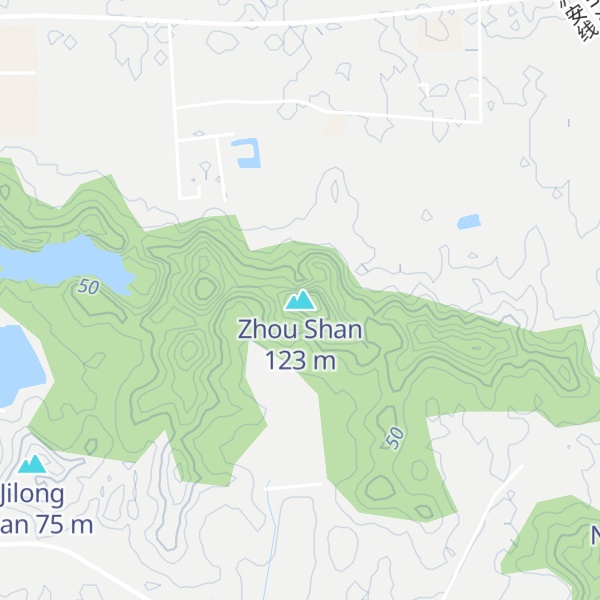 Map of Zhou Shan