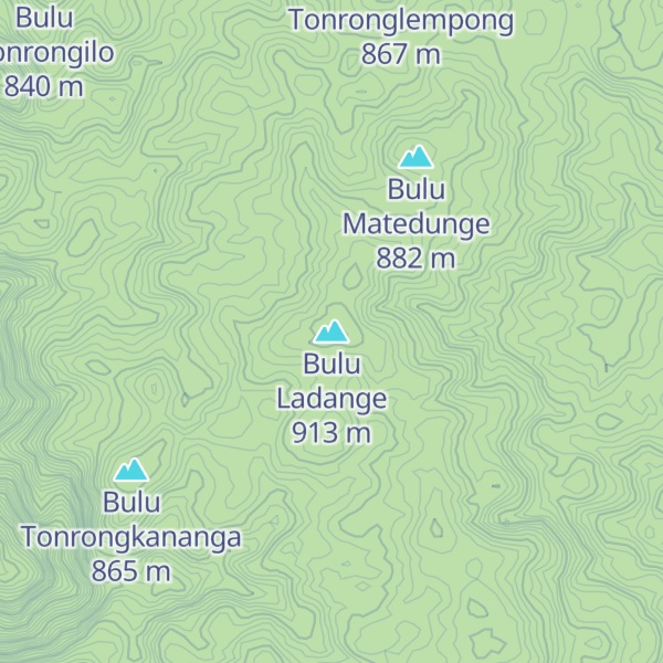 Map of Bulu Ladange