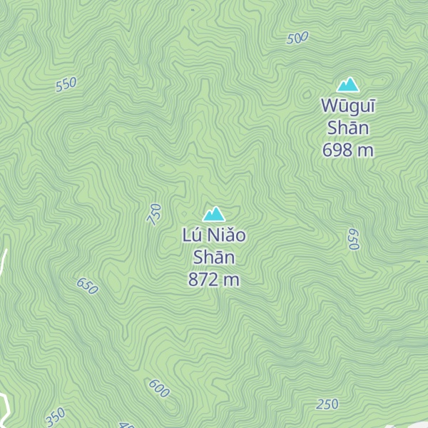 Map of Lú Niǎo Shān