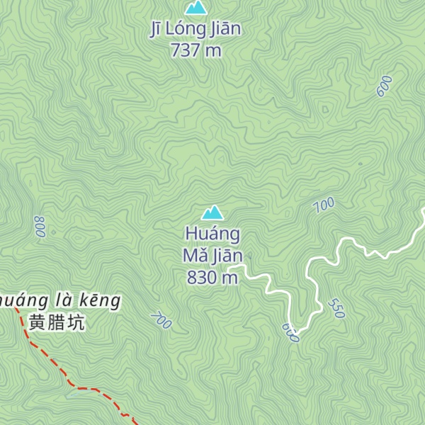 Map of Huáng Mǎ Jiān