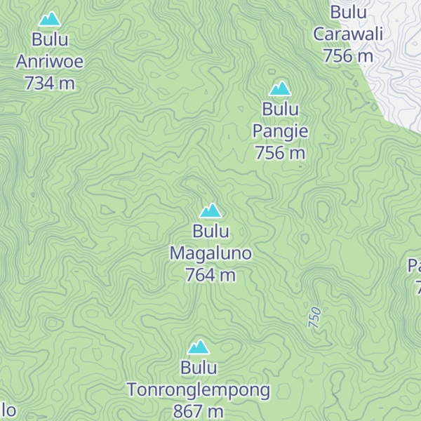 Map of Bulu Magaluno