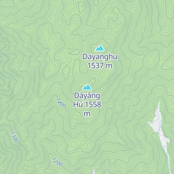Map of Dàyǎng Hú