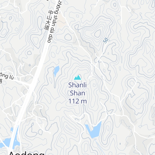 Map of Shanli Shan
