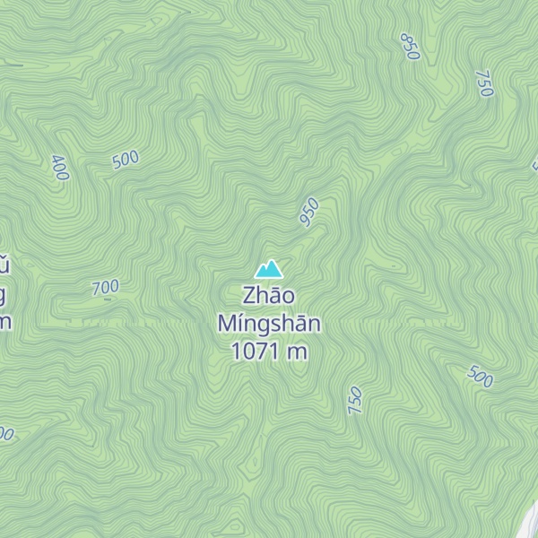 Map of Zhāo Míngshān