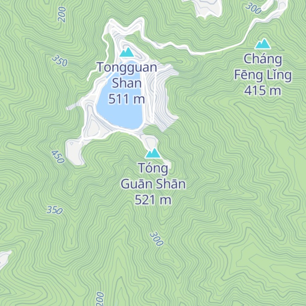 Map of Tóng Guān Shān