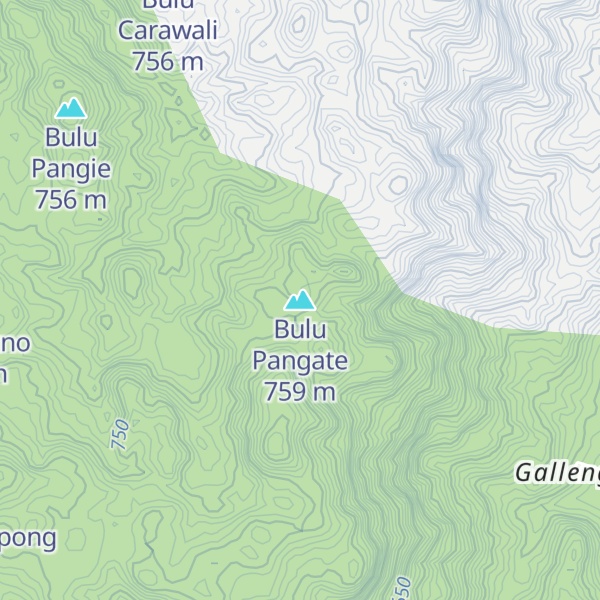 Map of Bulu Pangate