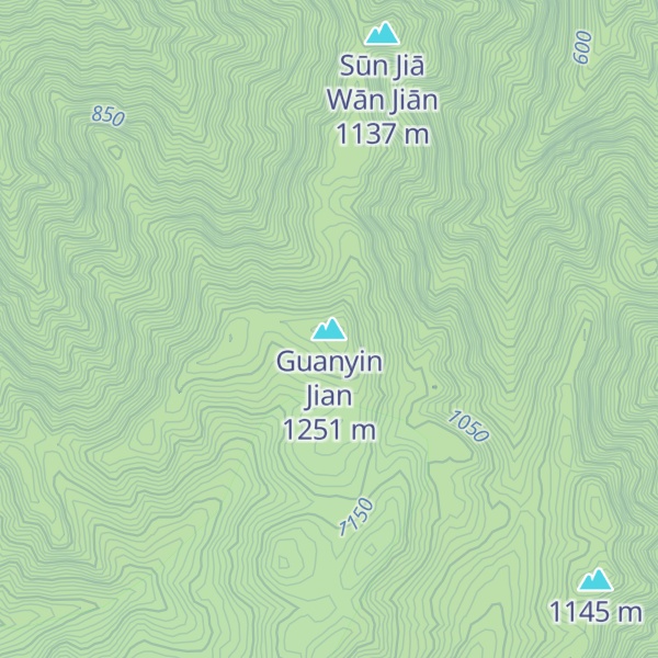 Map of Guanyin Jian