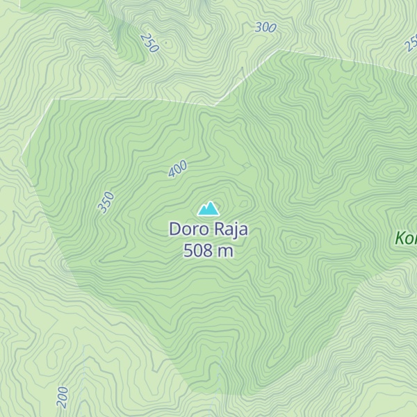 Map of Doro Raja