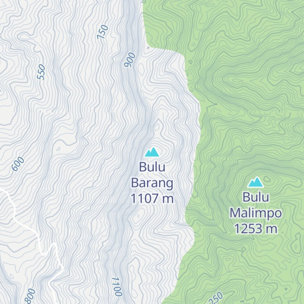 Map of Bulu Barang