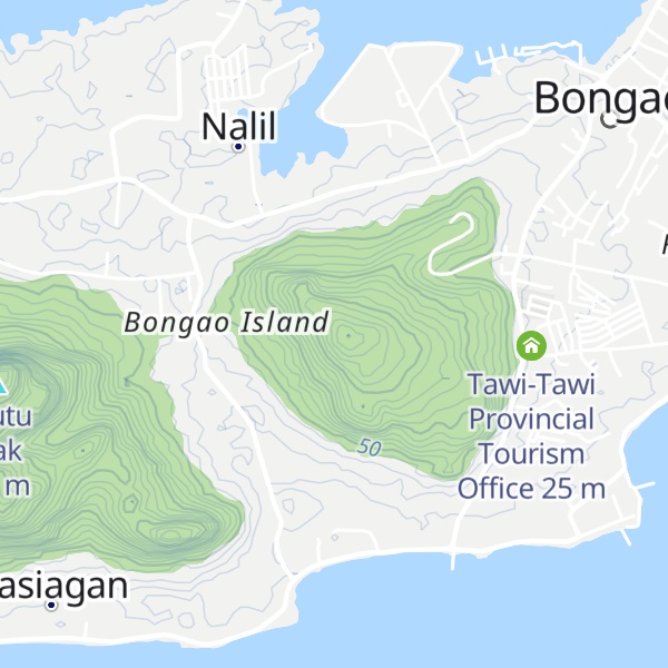 Map of Kabogan Peak