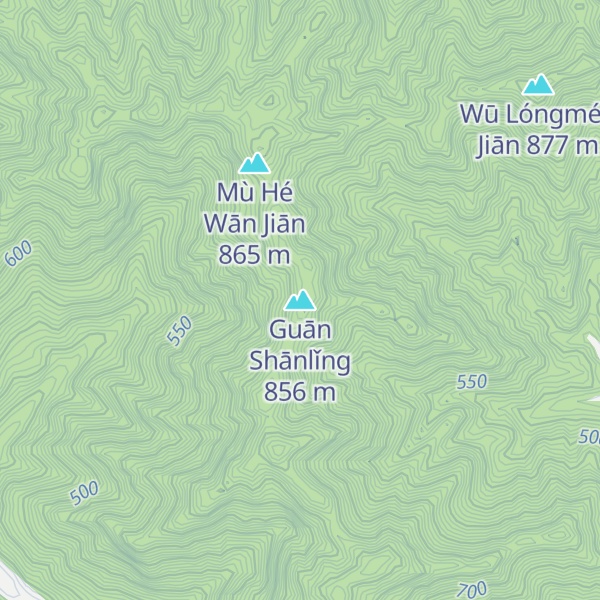 Map of Guān Shānlǐng