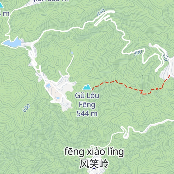 Map of Gǔ Lóu Fēng