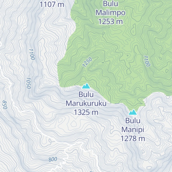 Map of Bulu Marukuruku