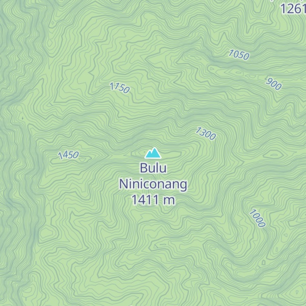 Map of Bulu Niniconang