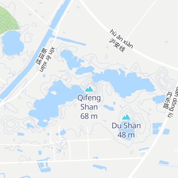 Map of Qifeng Shan