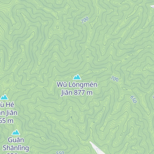 Map of Wū Lóngmén Jiān