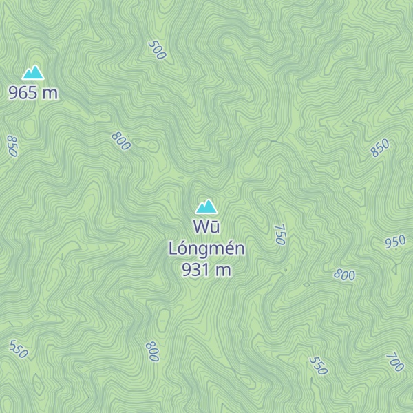 Map of Wū Lóngmén